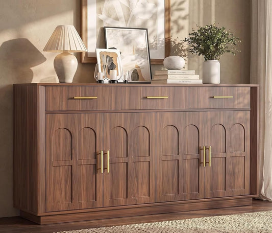 Sideboard Buffet Cabinet with 3 Drawers