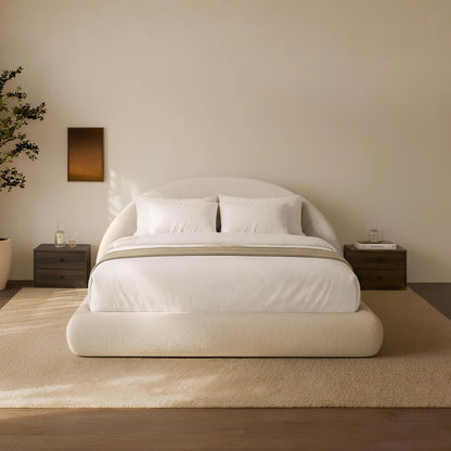 AirFrame Queen Half-Moon Platform Cloud Bed Frame