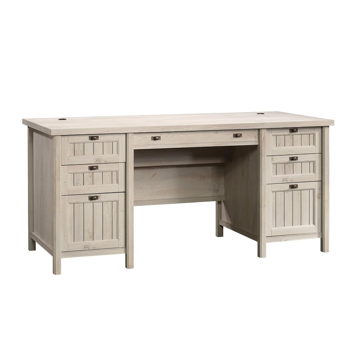 Costa Office Desk with Drawers, Executive Desk with File Drawer Storage