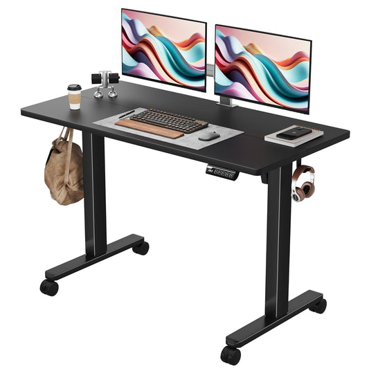 48" x24“ Electric Height Adjustable Standing Desk,Black