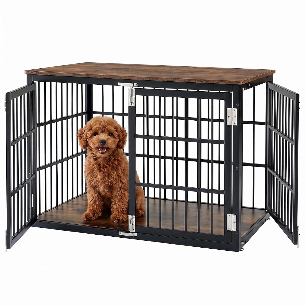Dog Crate Furniture 38 Inch Indoor Crate Dog Cage Wooden Kennel