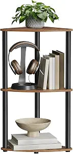 3-Tier Corner Shelf, Toolless Assembly, view 2