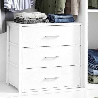 Closet Drawers for Clothes, 1 Pack, 3 Drawers Dresser, 21.2" Wide