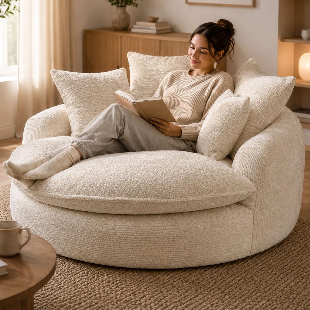 Oversized Round Lounge Chair Indoor