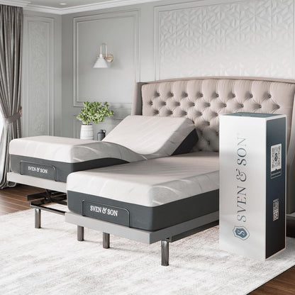Platinum Adjustable Bed Frame with Lumbar Support and Tilt Features