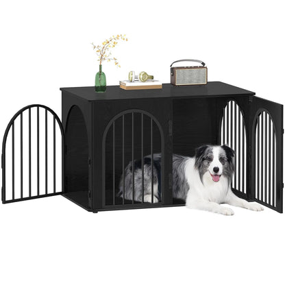 39.4 in Dog Crate Furniture,Dog Kennel Indoor for Medium/Large Dog