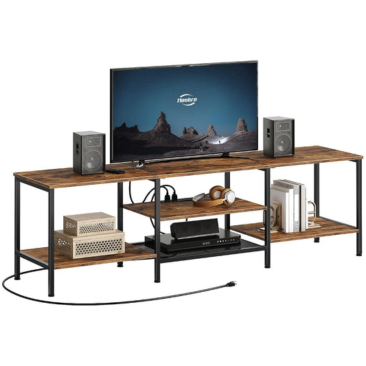 TV Stand with Power Outlets to 75 Inches