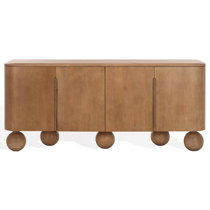SAFAVIEH Couture Collection, Tuckerman Natural Mango Wood 4-Door Sideboard
