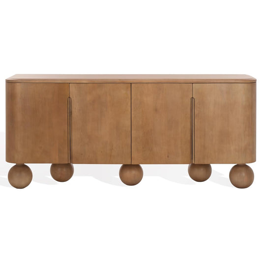 SAFAVIEH Couture Collection, Tuckerman Natural Mango Wood 4-Door Sideboard
