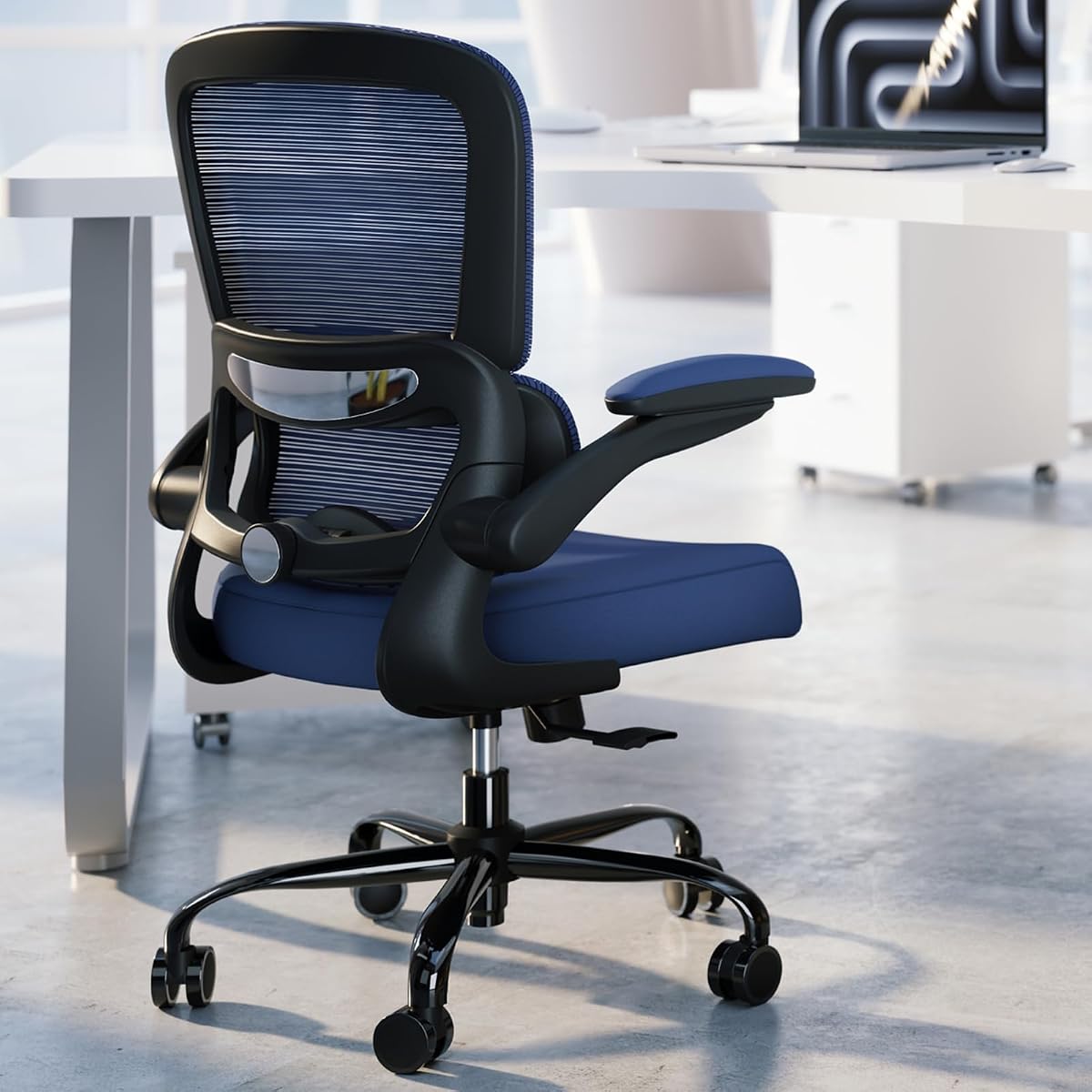 Office Chair, Ergonomic Desk Chair with Adjustable Lumbar Support