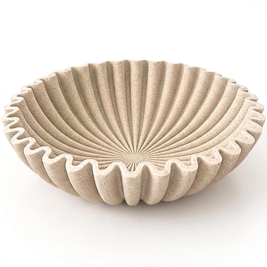Large Decorative Bowl for Home Decor - Purse Bowl Decor - Key Bowl for Entryway Table - Coffee Table Bowl - Organic Modern Home Decor
