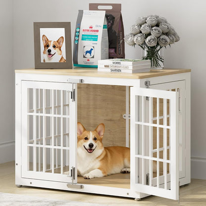 33" Heavy Duty Dog Crate Furniture for Small/Medium Dogs