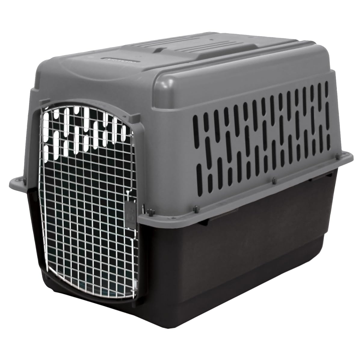 Large Breeds Dog Kennel, Dark Gray and Black