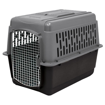 Large Breeds Dog Kennel, Dark Gray and Black