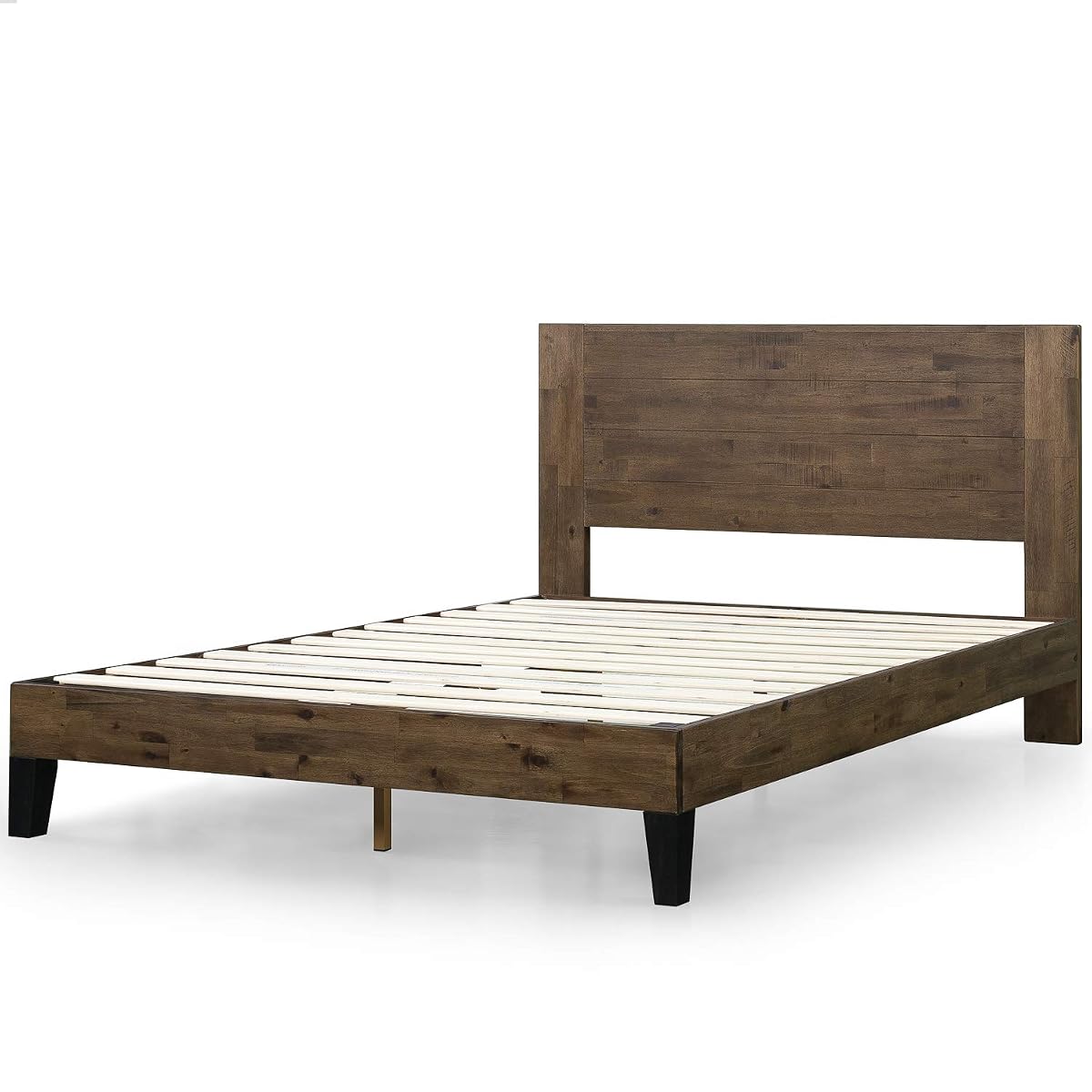 Zinus Tonja Wood Platform Bed Frame with Headboard