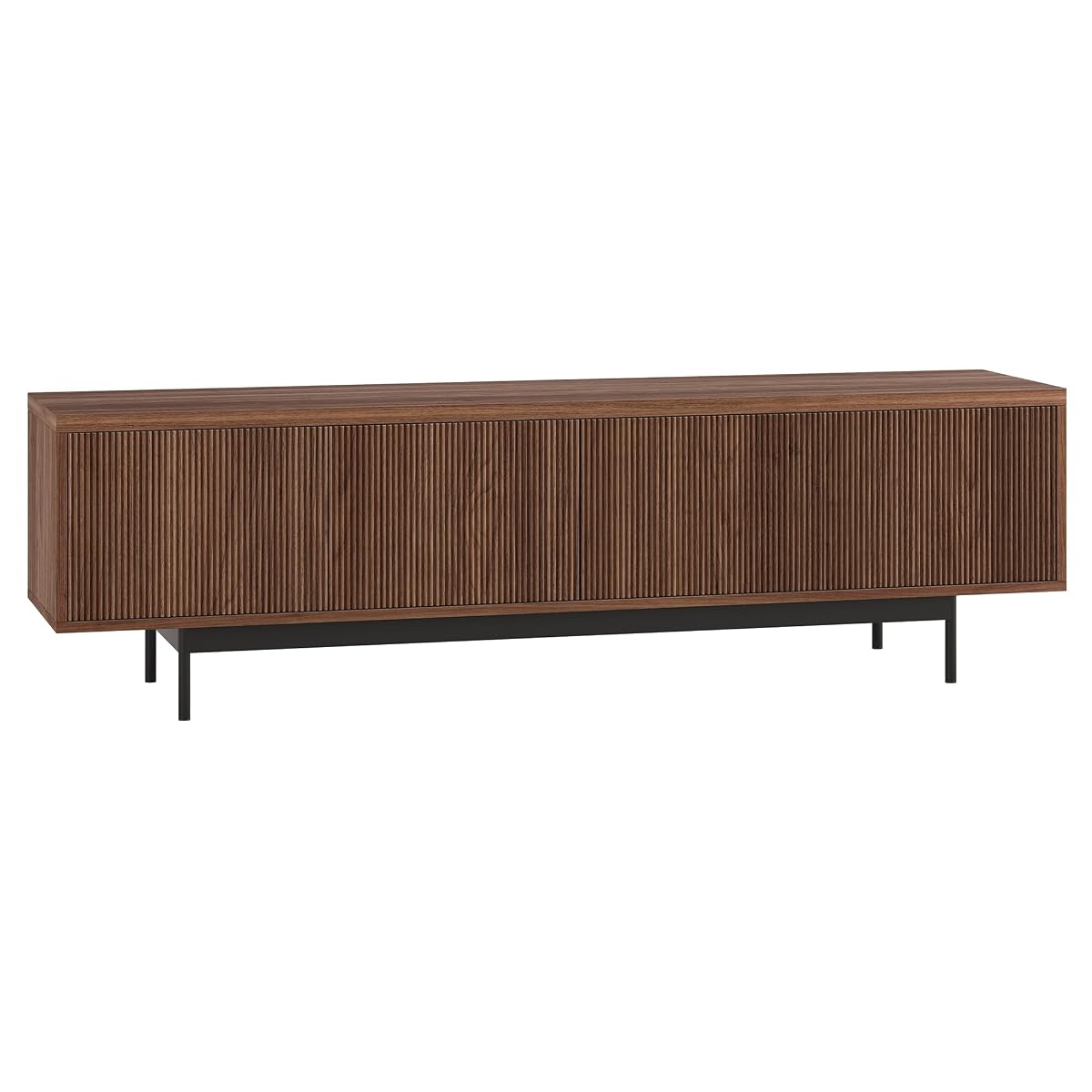 Henn&Hart 70" TV Stand for TVs up to 75", Medium Walnut