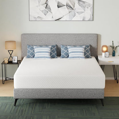 | 12 Inch King Mattress | Medium Firm | Gel Memory Foam | White