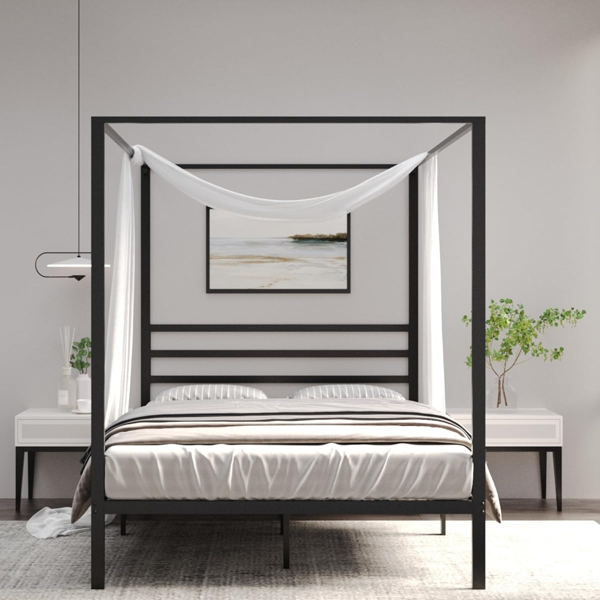 Golden Gate Beds Canopy Bed Frame with Four Poster Design