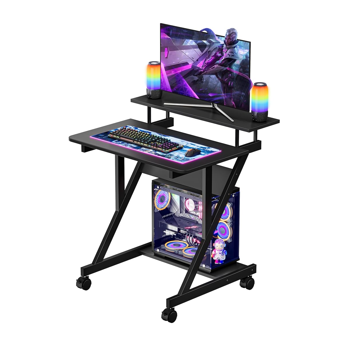Computer Desk for Small Spaces, 27.5 inch Small Computer Desk