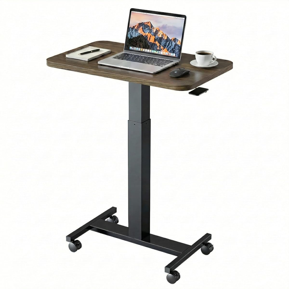Small Rolling Laptop Standing Desk
