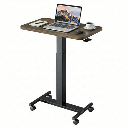 Small Rolling Laptop Standing Desk