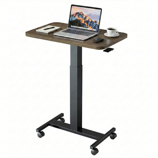 Small Rolling Laptop Standing Desk