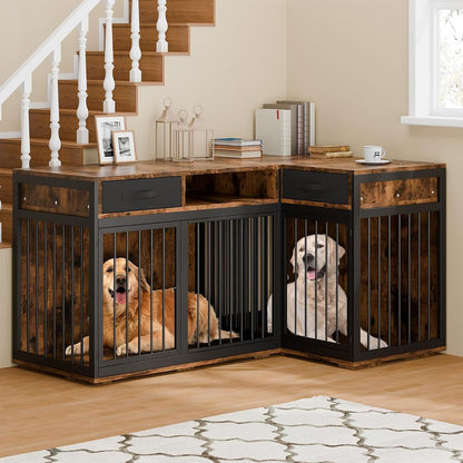Corner Dog Crate Furniture