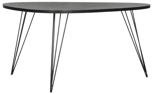 Safavieh Home Collection Rocco Retro Mid-Century Black Wood Coffee Table