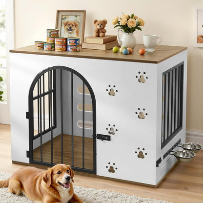 32" Dog Crate Furniture for Small Medium Dogs
