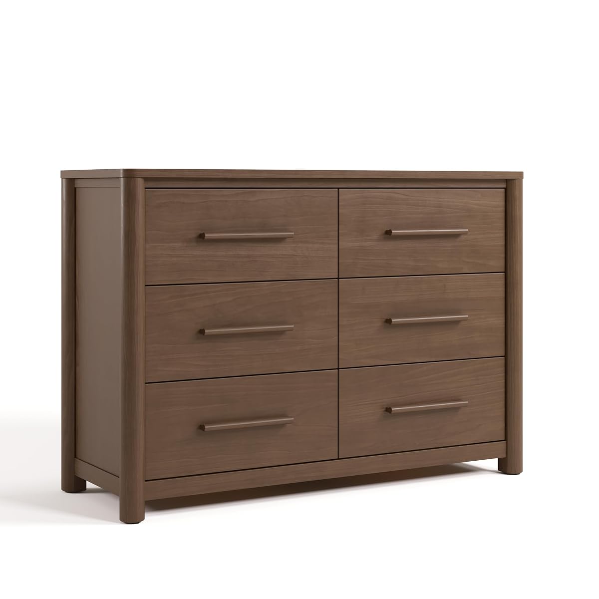 Malta 6 Drawer Dresser, Hazelnut