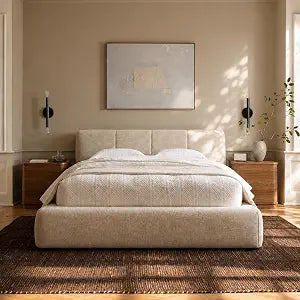Cloud Queen Bed Frame with 6'' Headboard, All-Foam Cushioned, view 2