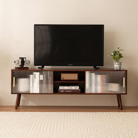 Bamboo TV Stand Entertainment Center