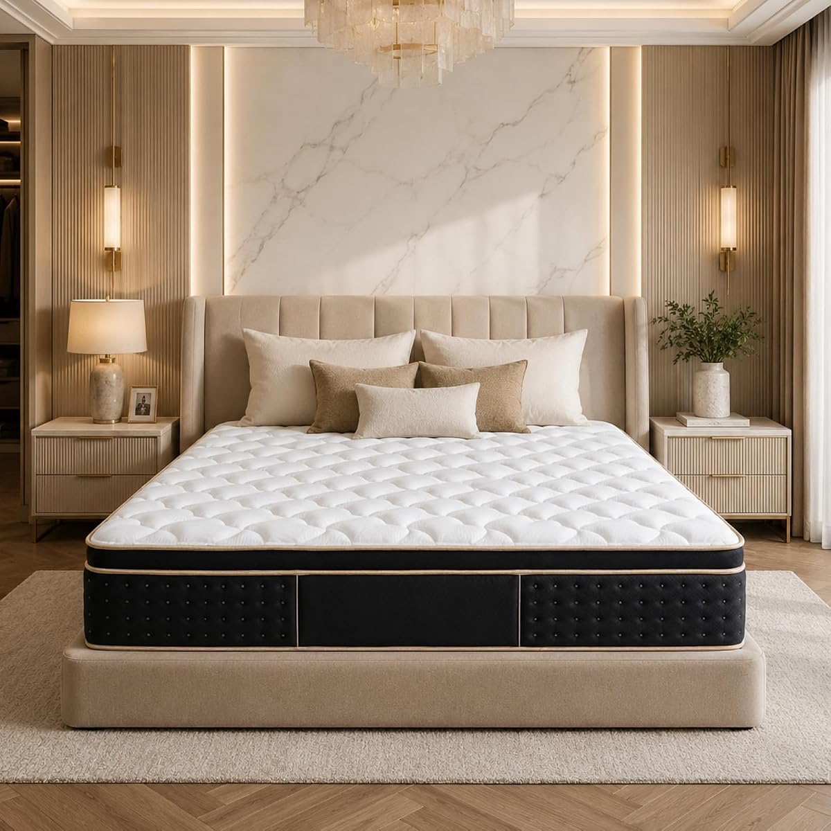 14 Inch Queen Size Hybrid Mattress in a Box