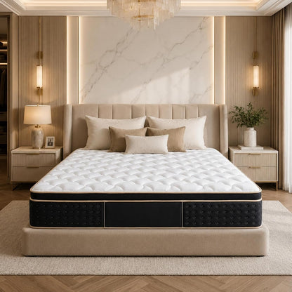 14 Inch Queen Size Hybrid Mattress in a Box