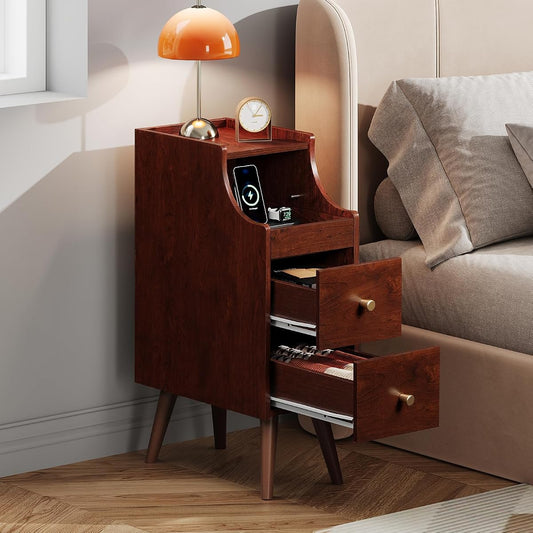 Small Nightstand with Drawers