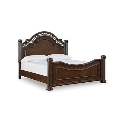 Signature Design by Ashley California King Poster Bed Frame with Headboard