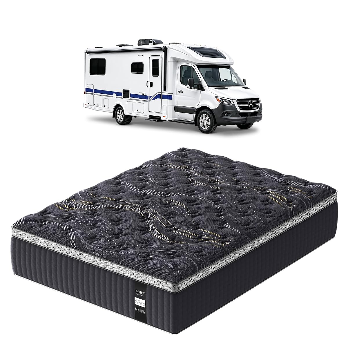 12 Inch RV Short Queen Mattress