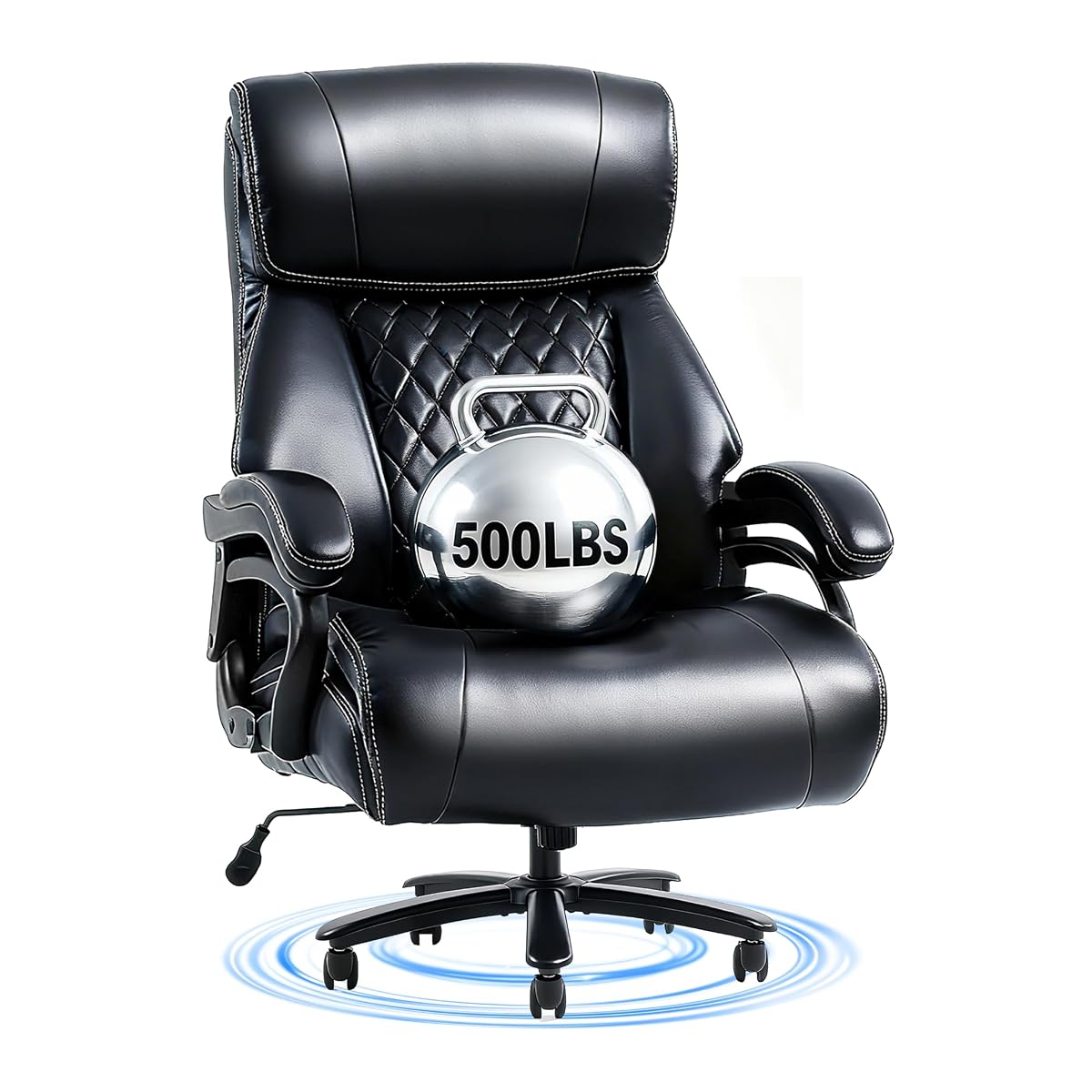 FLEXISPOT 500LBS Big and Tall Office Chair with Stable Arms Ergonomic Office