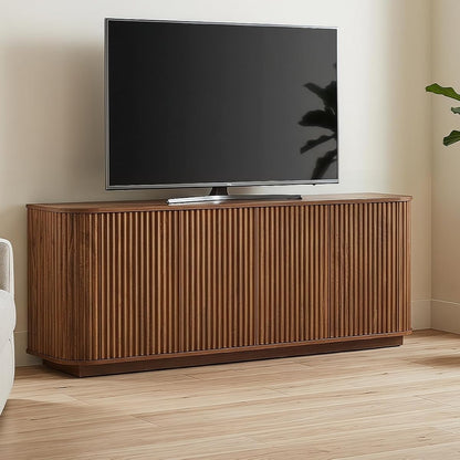 Fluted TV Stand for TVs Up to 75 Inch