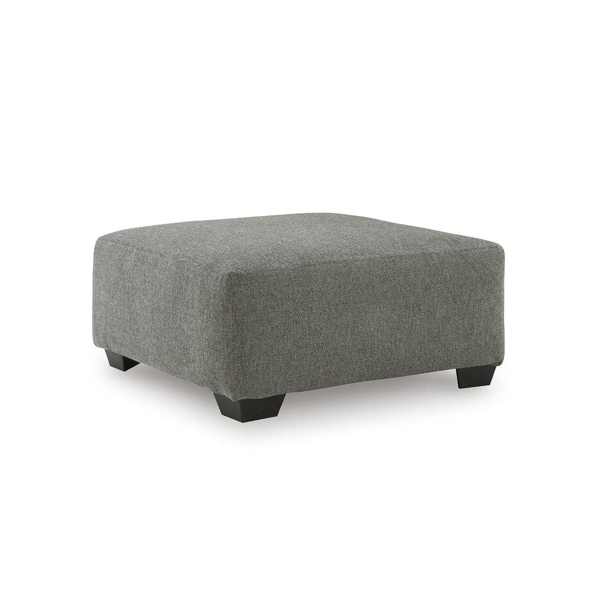 Signature Design by Ashley Revenna Casual Square Upholstered Oversized Accent Ottoman, Gray