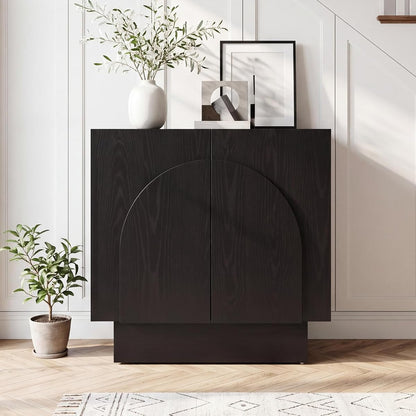 Black Sideboard Buffet Cabinet with Storage