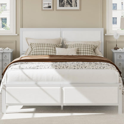 Queen Size Bed Frame with Headboard