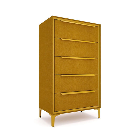 Naima Premium Fabric Dresser, Strong Metal Frame