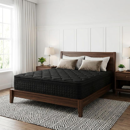 10 Inch King Size Mattress, Hybrid Memory Foam Mattress