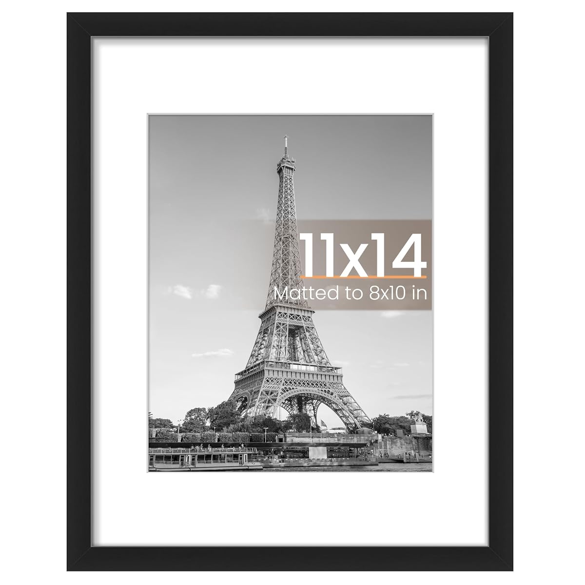 11x14 Picture Frame, Wall Decor Photo Frames, Black 1 Pack
