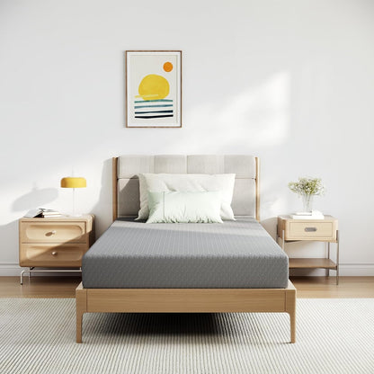 Twin Mattress for Kids, 5 Inch Twin Size Mattresses with Gel-Infused Memory Foam & Pressure-Relieving Foam for Cool Touch & Edge Support Mattress in a Box CertiPUR-US Certified