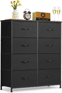 8-Drawer Dresser for Bedroom, Anti-Tip Tall Storage Organizer, view 2