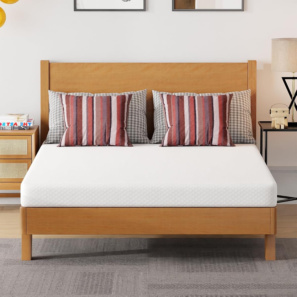 | 5 Inch Full Mattress | Medium Firm | Gel Memory Foam | White