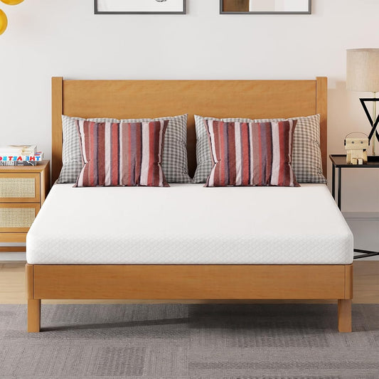 | 5 Inch Full Mattress | Medium Firm | Gel Memory Foam | White