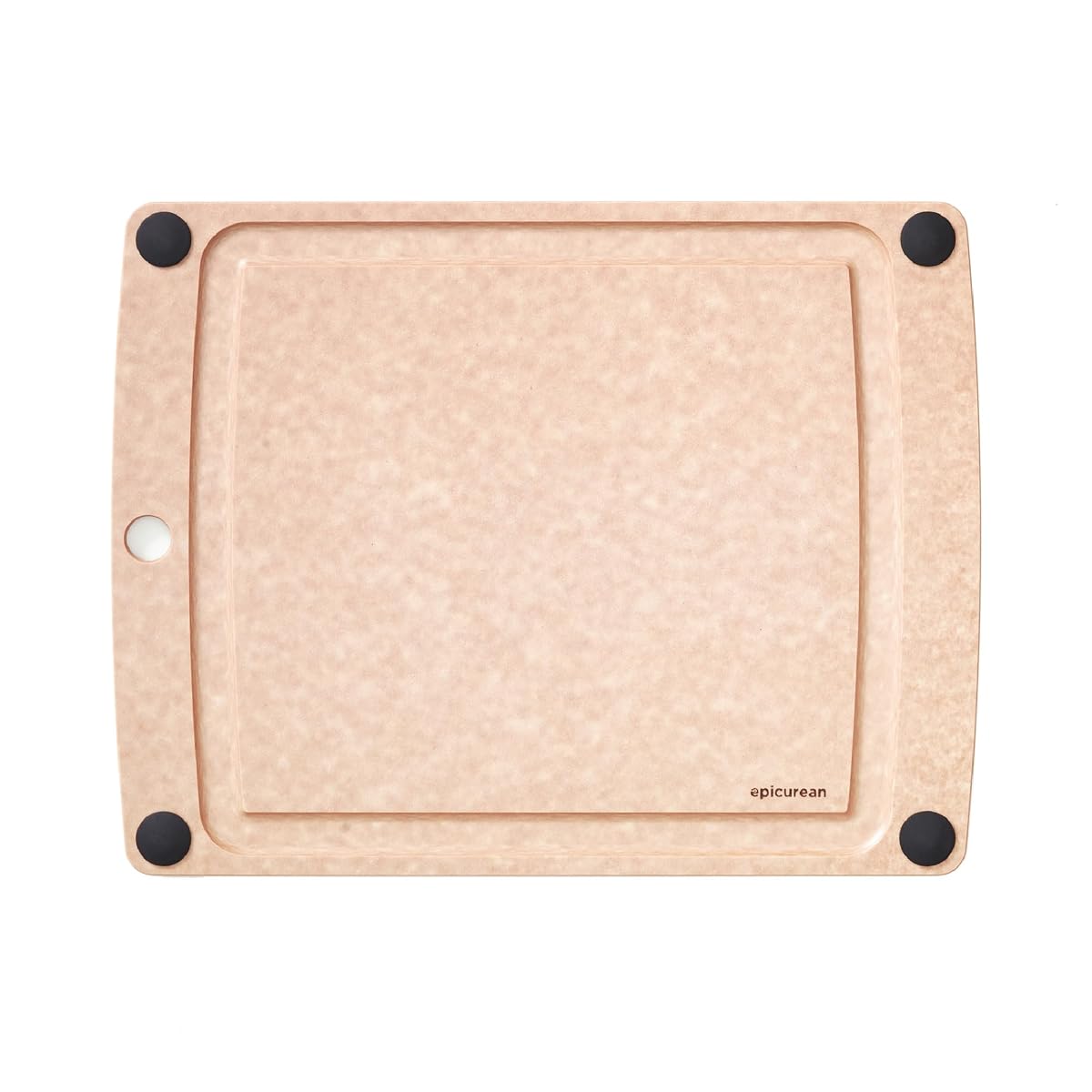 All-In-One Cutting Board with Non-Slip Feet and Juice Groove, 14.5" × 11.25"
